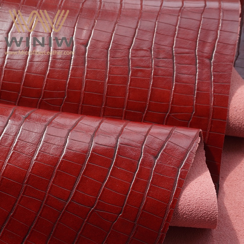 Thick Faux Leather Upholstery Material