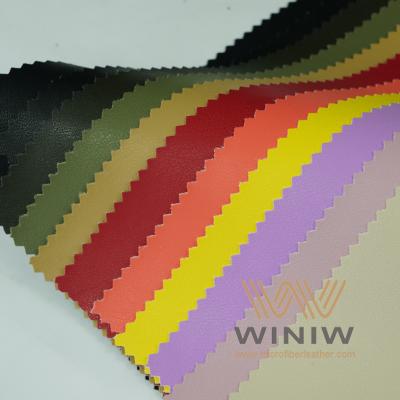 PU Microfiber Synthetic Leather Fabric for Garments