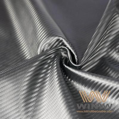Textura de tejido de cuero de microfibra de carbono para tapicería de automóviles
