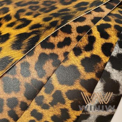 
     Cuero artificial de imitación con estampado de leopardo para bolsos
    