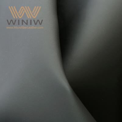 China Líder Matte Black Texture Vegan Leather Good Price Proveedor