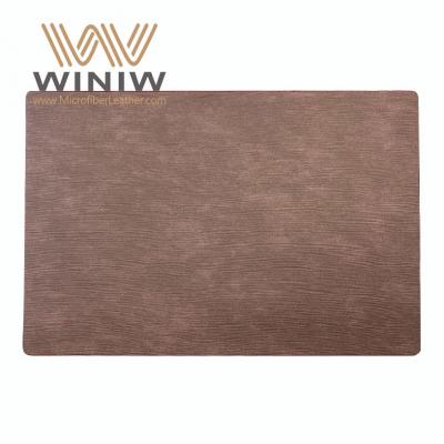 Fábrica de cuero de tela no tejida marrón para escritorio