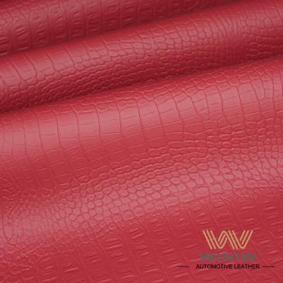China Líder Clear-Texture Polyurethane Leather Fabric for Auto Interior Proveedor