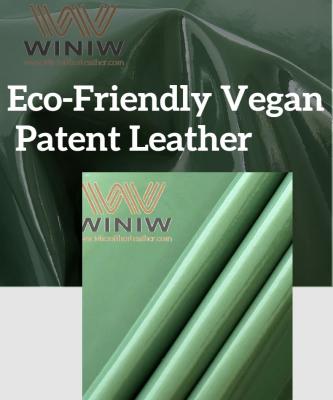 China Líder Eco-Friendly Vegan Patent Leather Proveedor