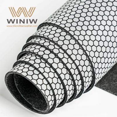Material de ropa vegano de cuero artificial de microfibra de lujo
        