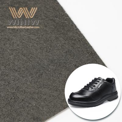 Cuero artificial de los zapatos de trabajo de la tela del faux de la microfibra de 2m m