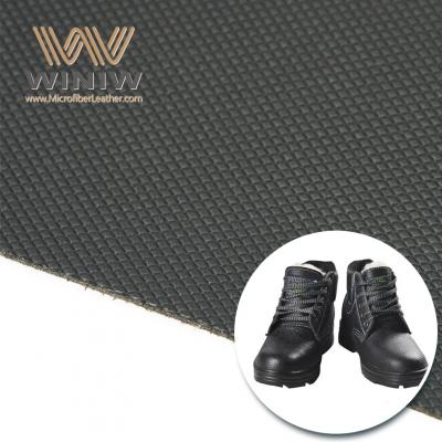 Material de calzado de seguridad de cuero TPU vegano de fibra micro de 1,8 mm