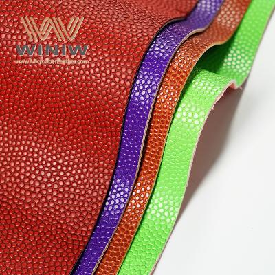 0.9mm Imitation Microfiber Basketball Leather Fabric