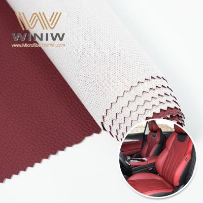 Material de cuero automotriz del PVC artificial que amarillea anti