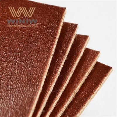 Cuero vegano de aspecto brillante para etiquetas de cuero sintético para jeans.