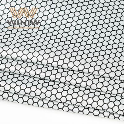 Material de cuero fácil de coser para fútbol, material PU