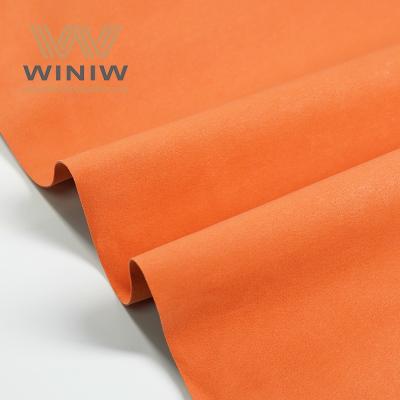 Piel sintética de gamuza suave al tacto para la parte superior de zapatillas informales