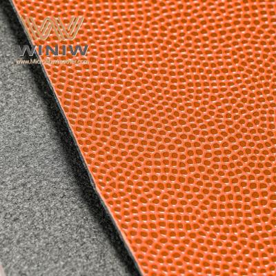 Piel sintética de microfibra resistente al color para superficies de baloncesto de playa.